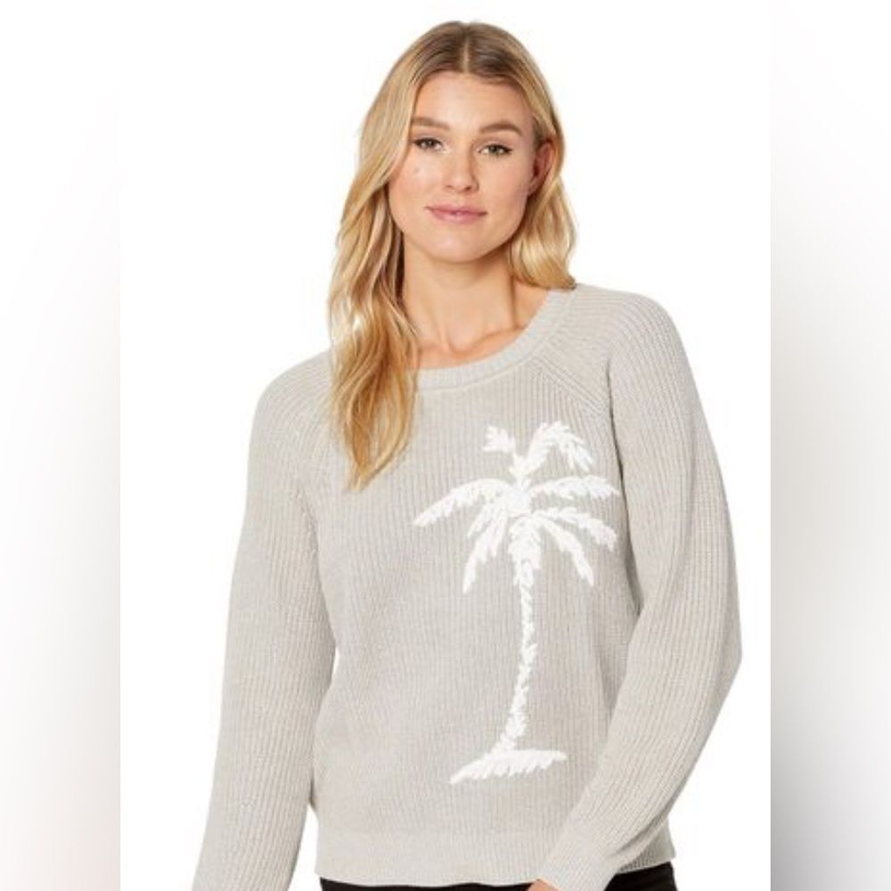 Cashmere Tommy Bahama Palm Tree Sweater NWOT